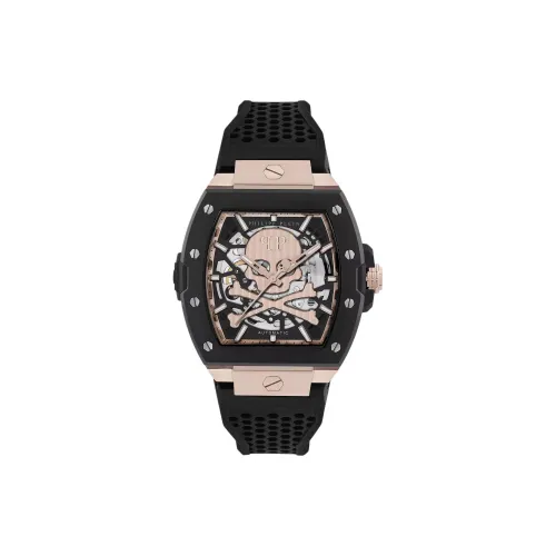 PHILIPP PLEIN Автоматический Механический Механизм Мужские Часы 44 мм Черный