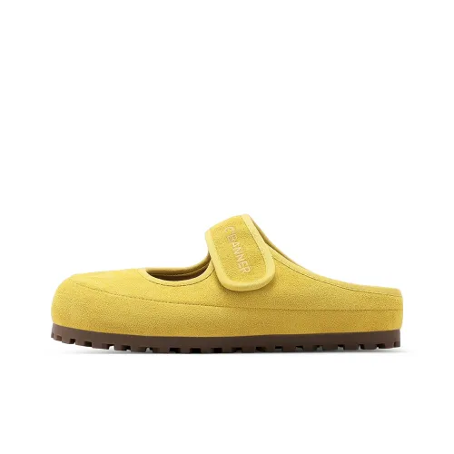 C°BANNER Резиновая подошва противоскользящие домашние тапочки женские желтые