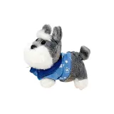 GJ159 Деним Одетый Щенок-Серый 14см
