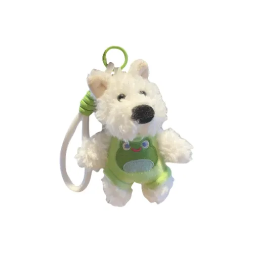 LISA Cute Вест-хайленд Белый Терьер Щенок Кукла Плюшевая Подвеска 13 см Длина Тела