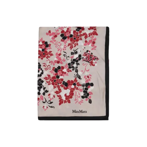 MaxMara Шелковые Шарфы Женские Красный