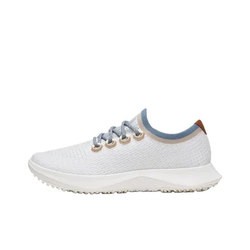 Allbirds Tree Dasher Low Топ Повседневная обувь Мужская Белый Синий