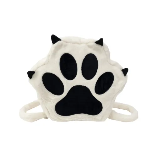 BUBM Плюшевый рюкзак стандартный унисекс белый