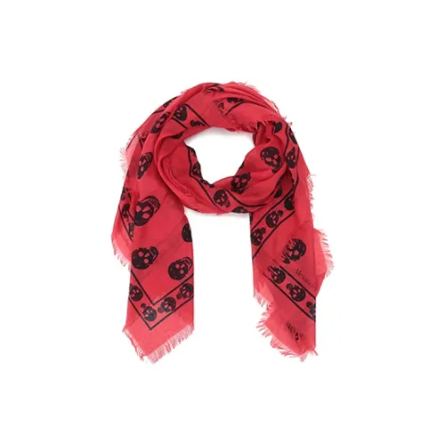 Alexander McQueen Модал Вязаные Шарфы Красный Женские