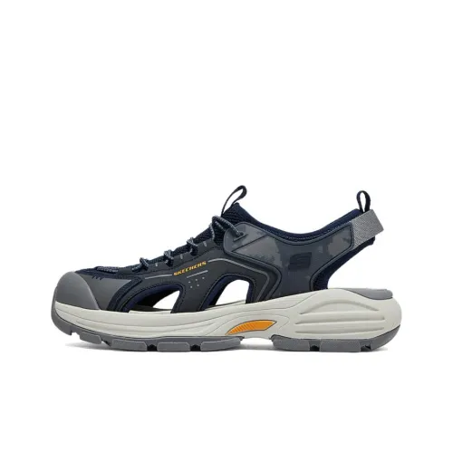 Skechers Устойчивая к истиранию Обувь для активного отдыха Мужская Морской синий