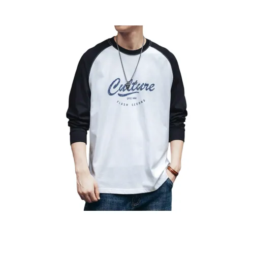 GELANLU Летняя футболка свободный крой унисекс