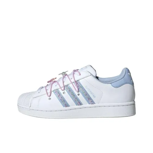 Adidas Originals Superstar 2 Устойчивые к истиранию низкие скейтборд-кроссовки Женские Белые