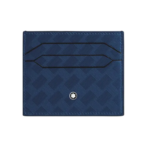 MONTBLANC Stylish 3,0 Корова крупнозернистая кожа Держатель для карт Унисекс Чернила Синий