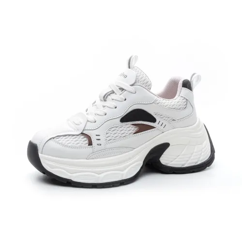 CHOVO Противоскользящий Дышащий Легкий Увеличивающий Высоту Низкий Топ Обувь с Толстой Подошвой Женская