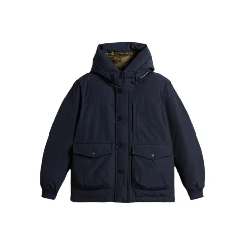 WOOLRICH Пуховик Мужской Темно-синий