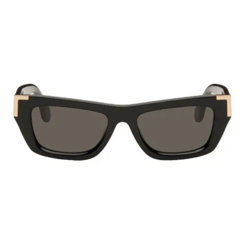 PALM ANGELS Металл Ацетат Прямоугольные Солнцезащитные очки Унисекс Черный