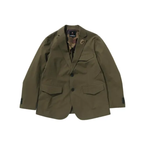 A BATHING APE SS25 Бизнес-костюм мужской зеленый