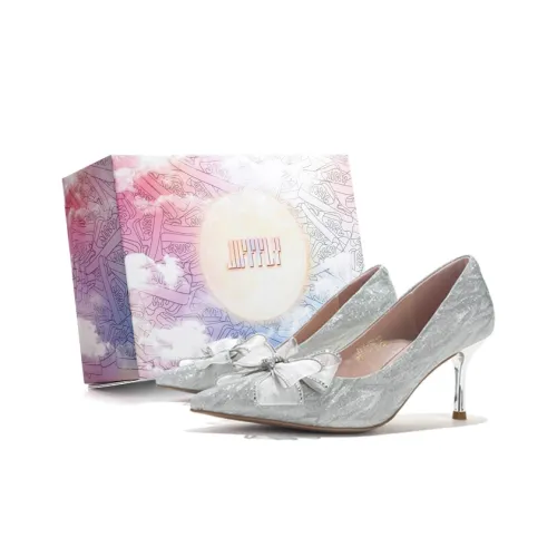 Jifffly Узкий каблук Высокие каблуки Женские Серебряные