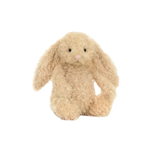 JELLYCAT Изящный Застенчивый Кудрявый Кролик Куклы Плюшевая кукла 22,86 см Высота в сидячем положении
