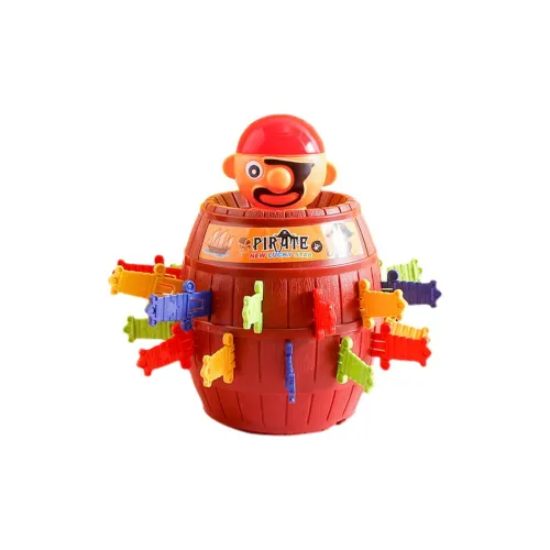 Ha Jie Bret Пират Баррель Деревянный Баррель с Мечом Интерактивная версия Причудливая Игра Инструмент для снятия стресса Развивающие игрушки