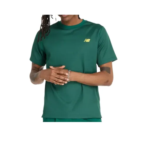 New Balance Tournament Top Waffle T Рубашка Мужская Зеленая