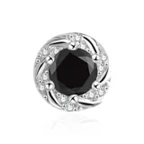 Серьги-клипсы Millennium Story, одиночные (черные)