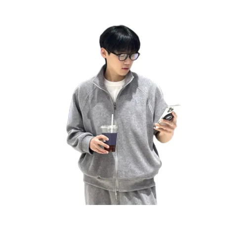 BISHE Куртки и Пальто Мужской Серый