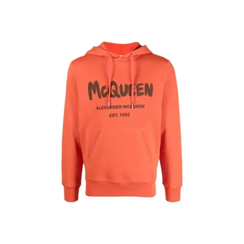 Alexander McQueen Мужские Свитшоты Оранжевого цвета
