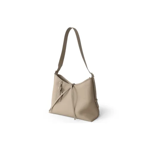 MINIBIRD Сумка через плечо из крупнозернистой текстуры коровьей кожи среднего размера женская многоцветная