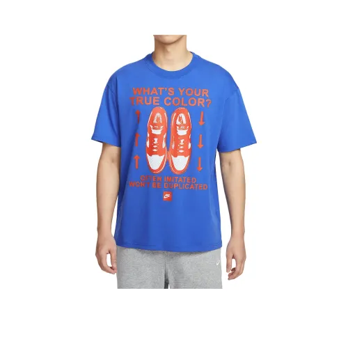 Nike Clothing Синий Мужской T-Рубашки