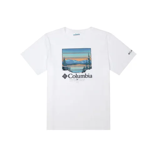 Columbia совместная белая мужская футболка T