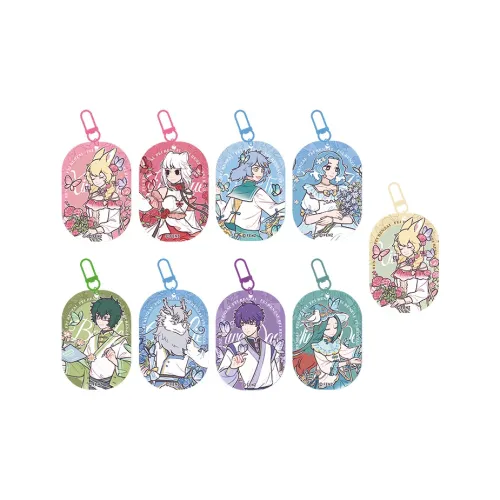 Не-человеческая Dream Butterfly Collection Песочный Cast Акриловая Подвеска Слепые коробки Один Mystery Коробка Целая коробка 8 шт