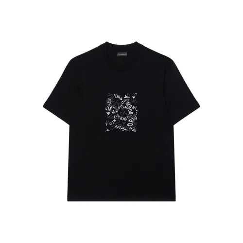 EMPORIO ARMANI Черные Мужские T-Рубашки