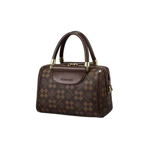 Three Ducklings ПУ (полиуретан) Сумка Женская Экрю Кофейный и Коричневый