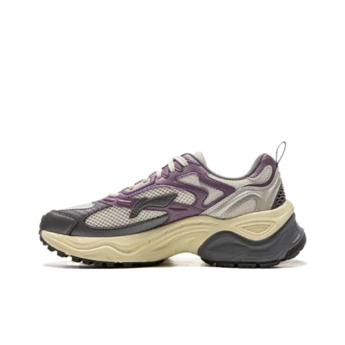 Лайнер Star противоскользящий амортизация дышащий низкий топ повседневная обувь женский бежевый фиолетовый