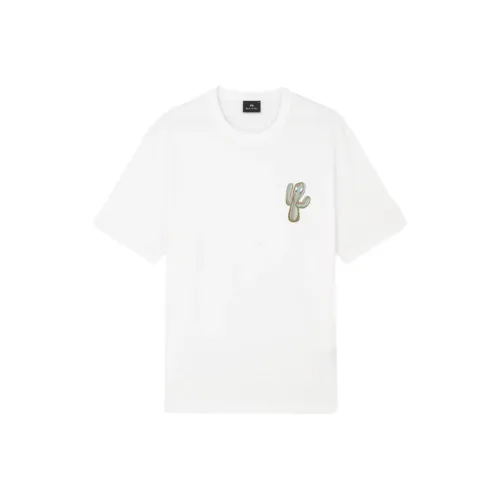 Paul Smith Экрю Мужские T-рубашки