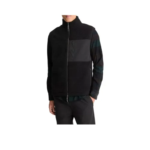 VINCE Мужские черные жилеты