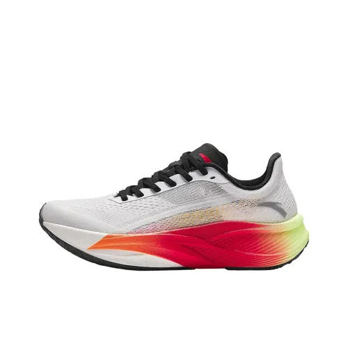 Antakids C202 5 Детские беговые кроссовки Низкий Топ Anta Белый/Термо Пава Красный/Черный Унисекс