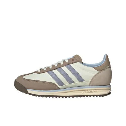 Adidas Originals SL 72 RS Slip Resistant Abrasion Resistant Низкий Топ Casual Унисекс Айвори Белый Синий