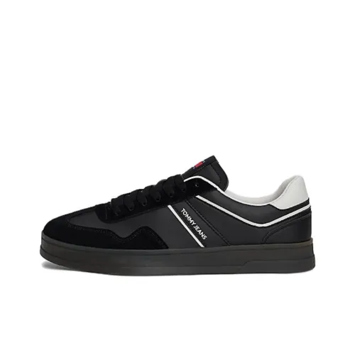 Tommy Hilfiger Низкие кроссовки для скейтбординга Мужские Черные