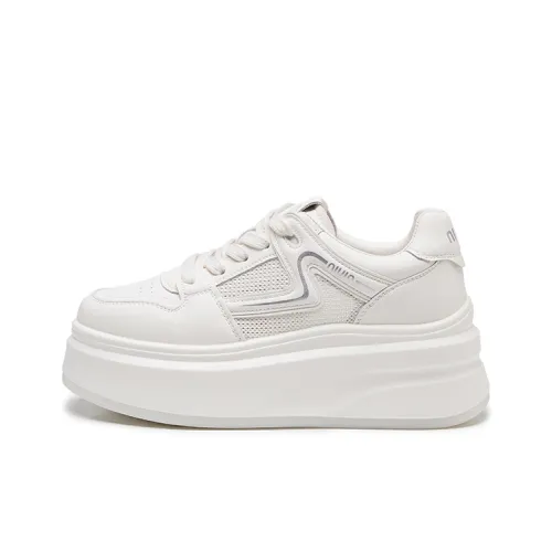 Bull Charm Низкие кроссовки для скейтбординга женские бежевые серебристые