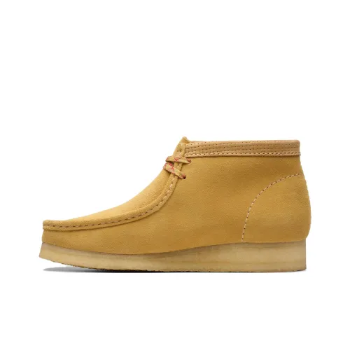Clarks Wallabee Ботильоны Мужские Золото Умбра