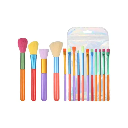 CUCX Многоцветный Набор одежды Кисти для макияжа Мягкие и Дружественные к коже Шестнадцать предметов Комплект