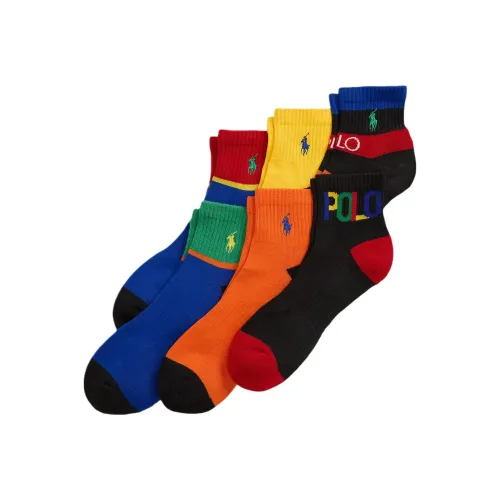 Polo Ralph Lauren Низкие носки для мужчин 6 пар многоцветные
