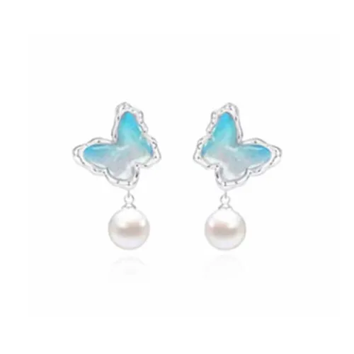 BNNYW Цветная глазурь Серьги-гвоздики Женские