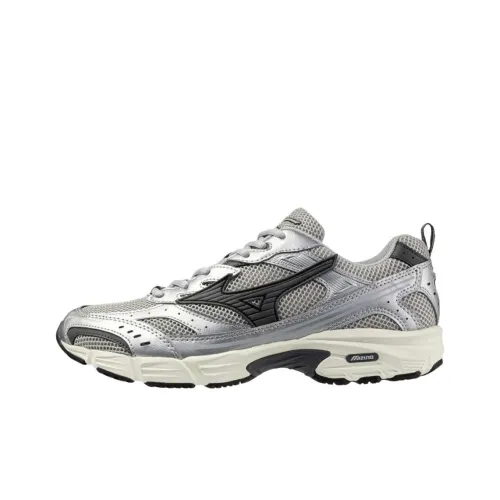 Mizuno MXR Low Топ Беговые кроссовки Женские Серебряные Белые