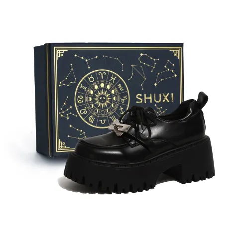 SHUXI Лоферы 6 см Женские Черные