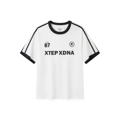 XTEP Натуральный белый/Глубокий черный Унисекс T Рубашки