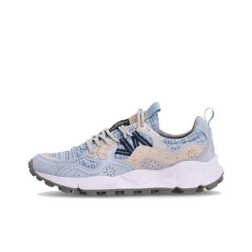 YAMANO x FLOWER MOUNTAIN Низкий топ Повседневная обувь Женская Церулеан