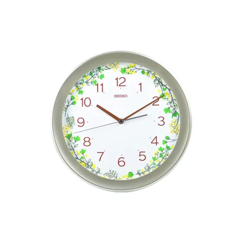 SEIKO Механизм плавного хода секундной стрелки пластиковый настенный унисекс белый QXA777M