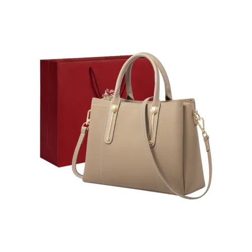 Old Man's Head Коровья кожа Сумка Женская Тренч-серый