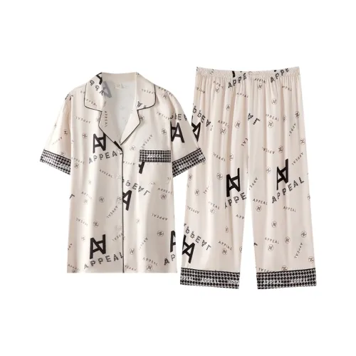 WUSE Пижамный комплект женский абрикосовый