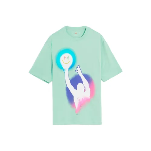 Jordan J Balvin T-Shirt Мужская Зеленая