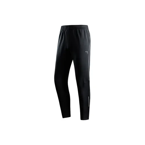 Anta RUNNING Collection Черные Мужские Вязаные Спортивные Штаны