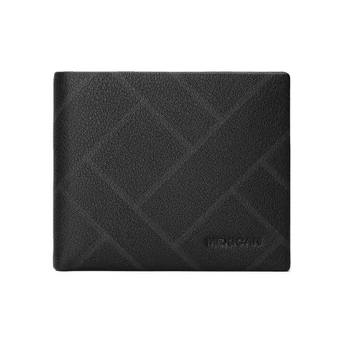 MEXICAN Кошелек из коровьей кожи стандартный мужской черный